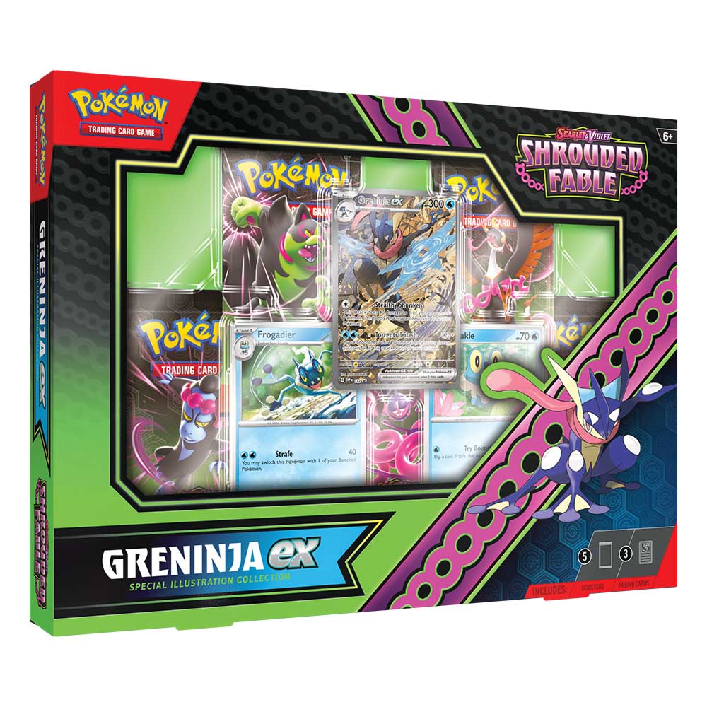 Pokémon TCG Scarlet & Violet 6.5 Shrouded Fable Greninja Collection Box