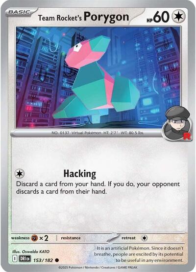 Team Rocket's Porygon - Front