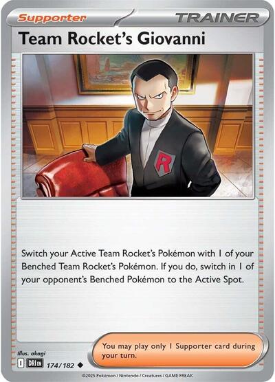 Team Rocket's Giovanni - Front