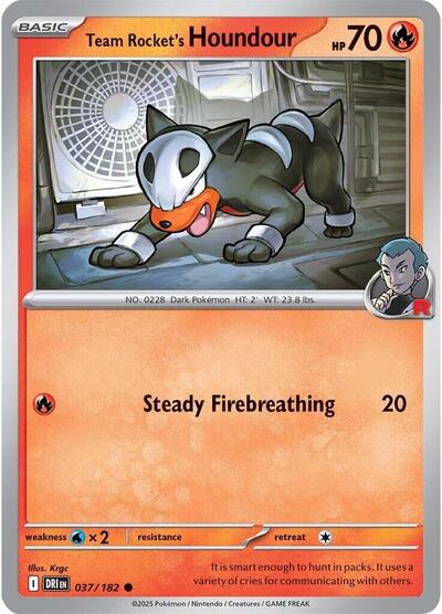 Team Rocket's Houndour - Front