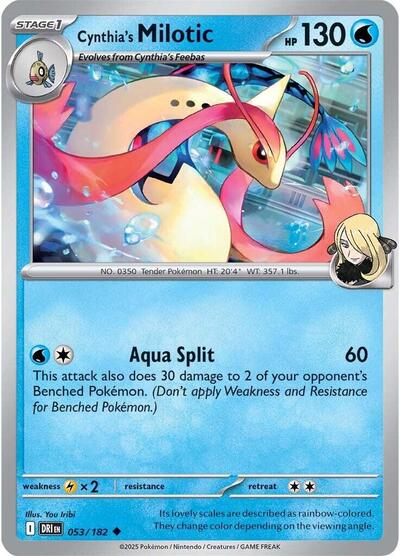 Cynthia's Milotic - Front