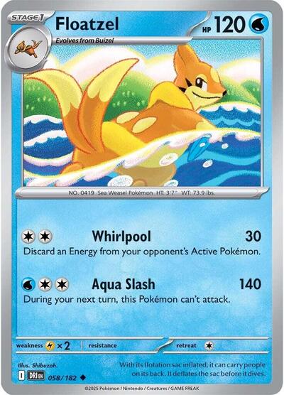 Floatzel - Front