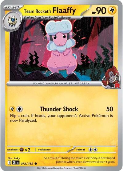 Team Rocket's Flaaffy - Front
