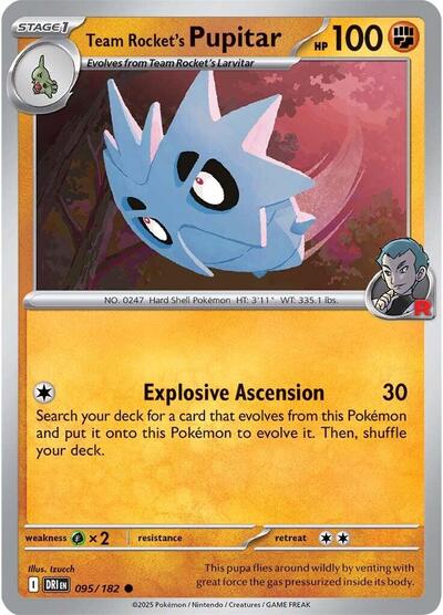 Team Rocket's Pupitar - Front