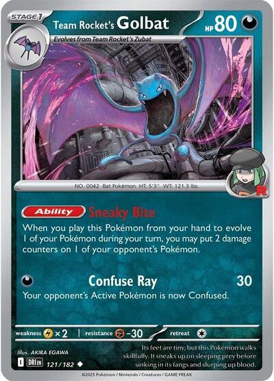Team Rocket's Golbat - Front