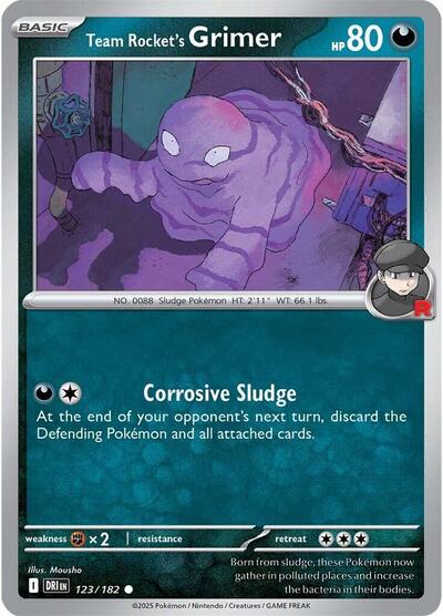 Team Rocket's Grimer - Front