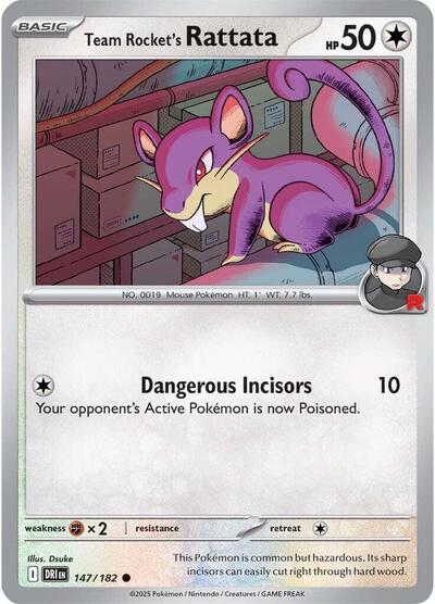 Team Rocket's Rattata - Front