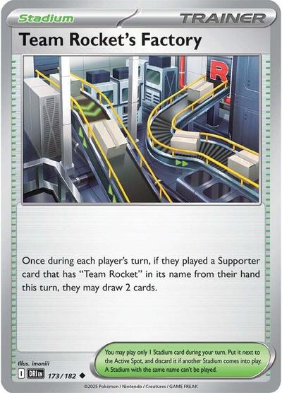 Team Rocket's Factory - Front
