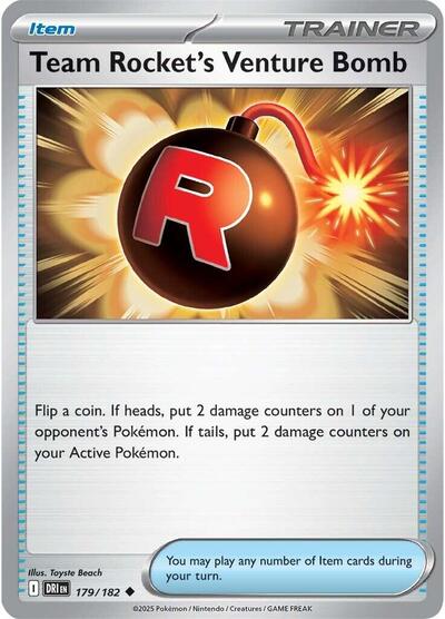 Team Rocket's Venture Bomb - Front