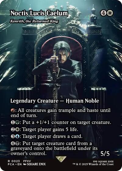 Noctis Lucis Caelum - Kenrith, the Returned King (Showcase) - Front