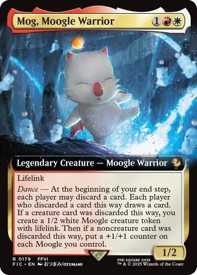 Mog, Moogle Warrior (Extended Art) - Front