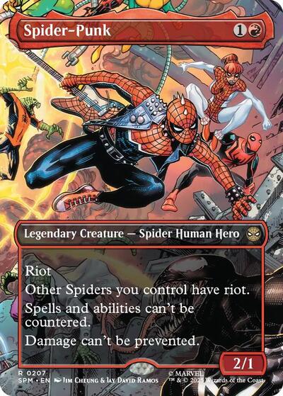 Spider-Punk (0207) (Borderless) - Front