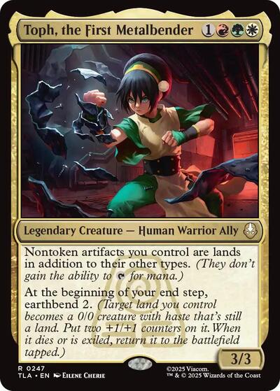 Toph, the First Metalbender - Front