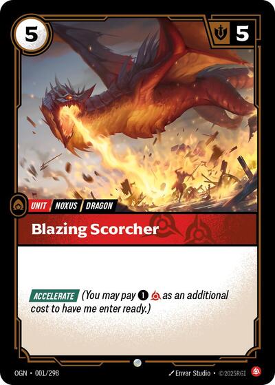 Blazing Scorcher - Front