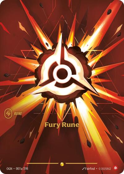 Fury Rune (Alternate Art) - Front
