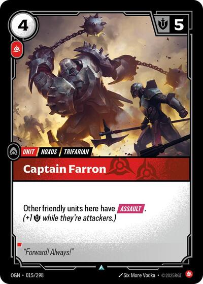Captain Farron - Front