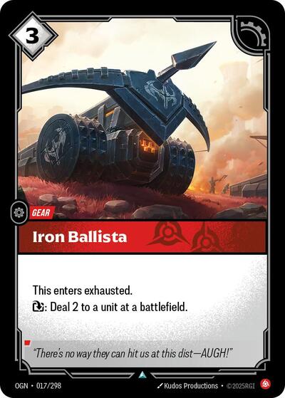 Iron Ballista - Front