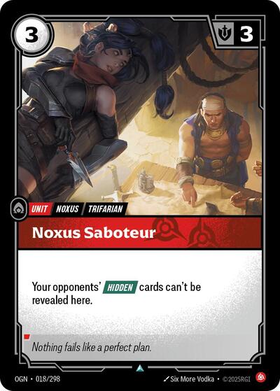 Noxus Saboteur - Front
