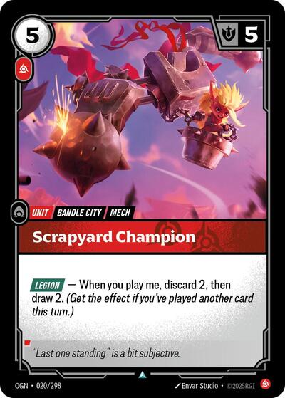 Scrapyard Champion - Front