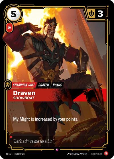 Draven - Showboat - Front