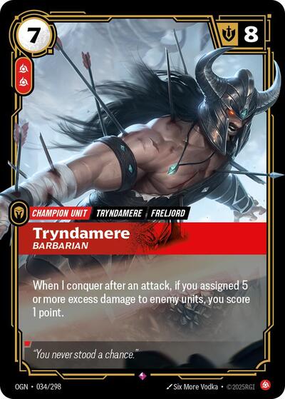 Tryndamere - Barbarian - Front