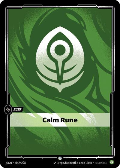 Calm Rune - Front