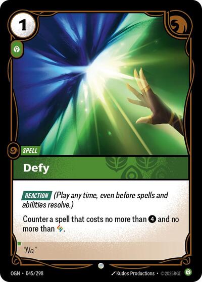 Defy - Front