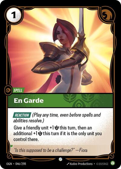 En Garde - Front