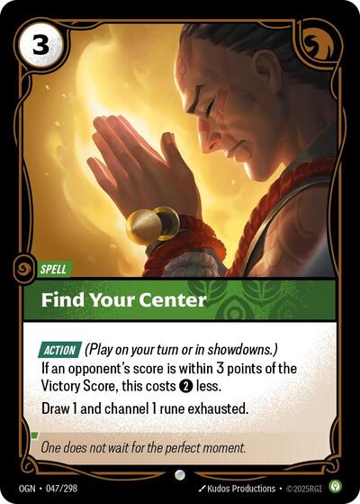 Find Your Center - Front