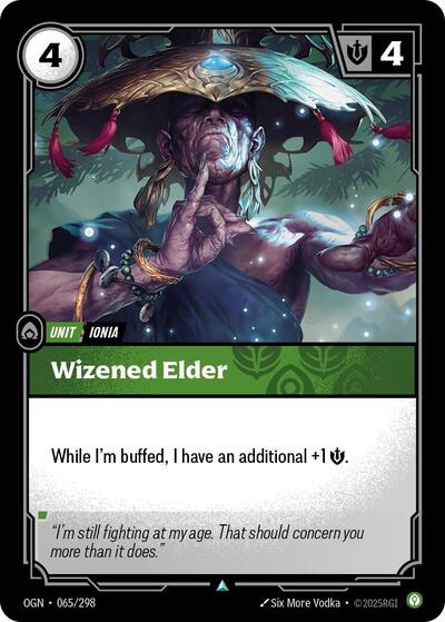Wizened Elder - Front