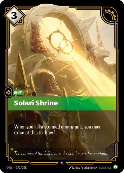 Solari Shrine - Front