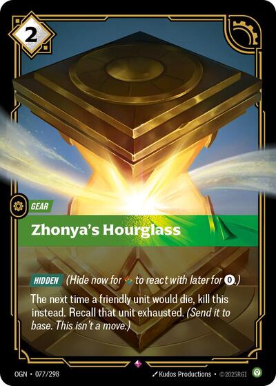 Zhonya's Hourglass - Front