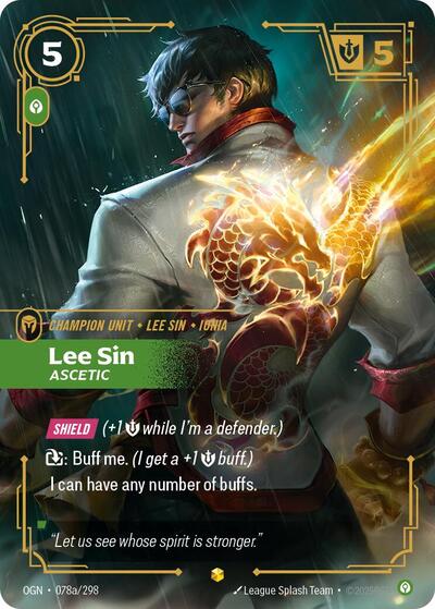 Lee Sin, Ascetic (Alternate Art) - Front