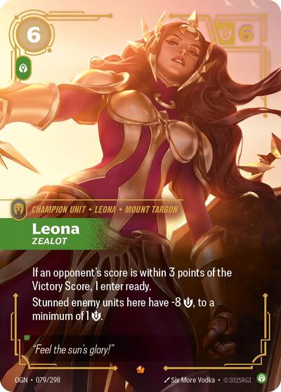 Leona - Zealot - Front