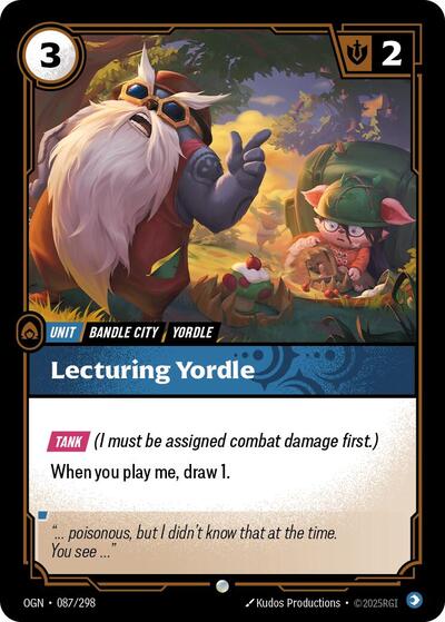 Lecturing Yordle - Front