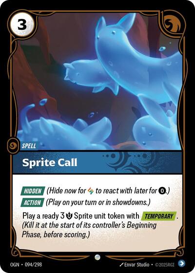 Sprite Call - Front