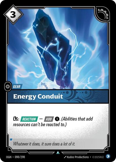 Energy Conduit - Front