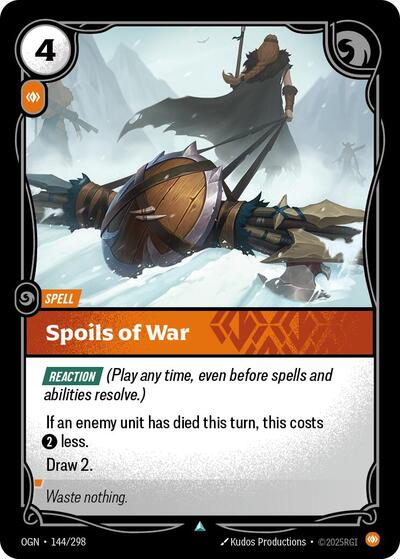 Spoils of War - Front