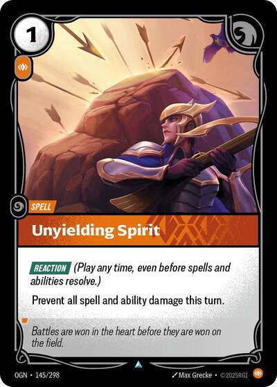 Unyielding Spirit - Front