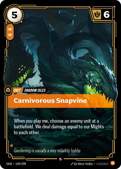 Carnivorous Snapvine - Front