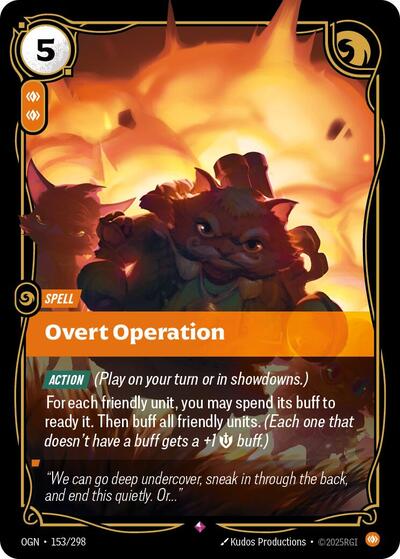Overt Operation - Front