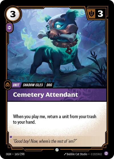 Cemetery Attendant - Front