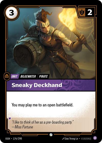 Sneaky Deckhand - Front