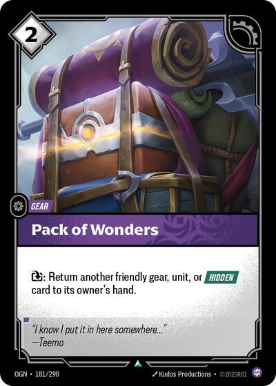 Pack of Wonders - Front