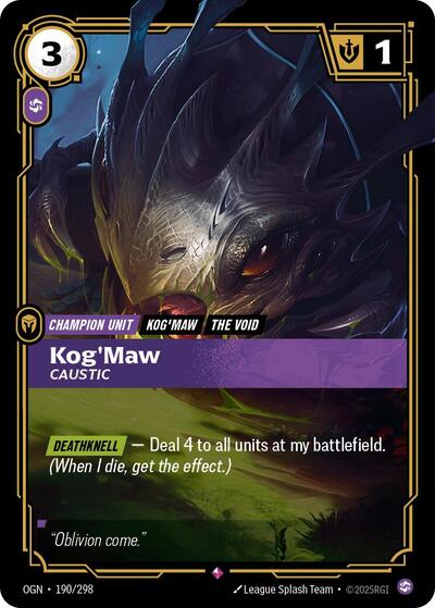 Kog'Maw - Caustic - Front