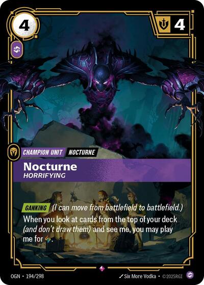 Nocturne - Horrifying - Front