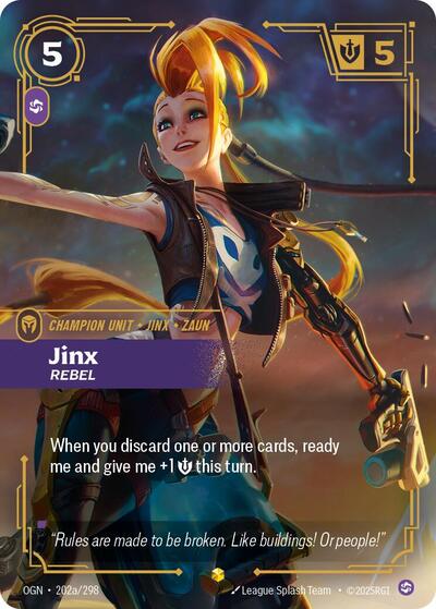 Jinx - Rebel (Alternate Art) - Front