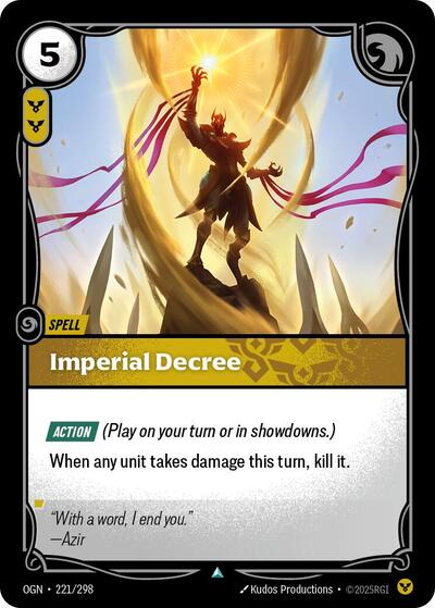 Imperial Decree - Front