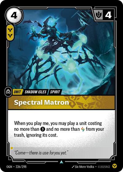 Spectral Matron - Front