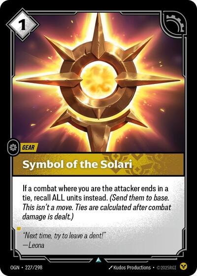 Symbol of the Solari - Front